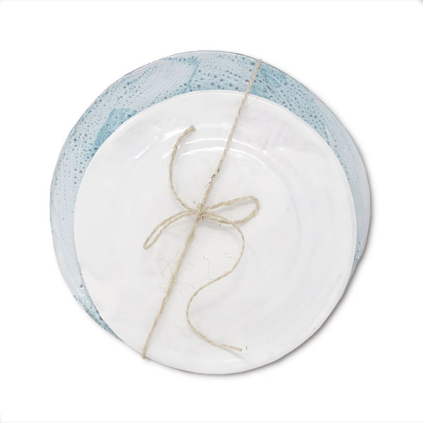 set borden blauw en wit, Italiaans servies bestellen