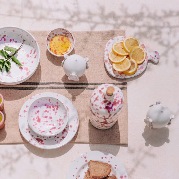 Italiaans servies, spetter servies, keramiek Puglia kopen, serveerplankjes, borrelplankjes