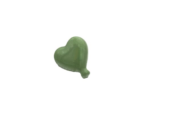 Hartjesballon 8 cm groen