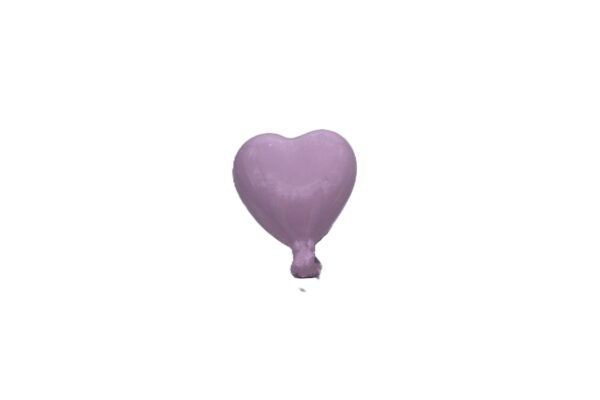 Hartjesballon 11 cm lila