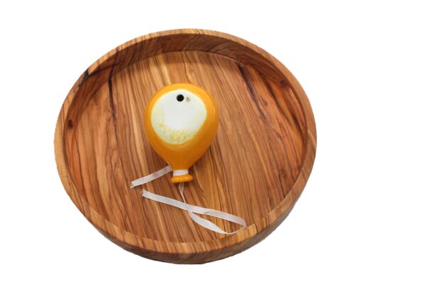 Ballon 10 cm geel - Afbeelding 2