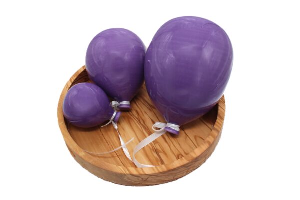 Ballon 10 cm paars - Afbeelding 2