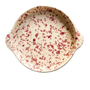 Serveerbord wijnrood